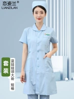 Синяя кукла, нарукавники, комплект, униформа медсестры, кукольный воротник, короткий рукав