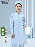 Синяя кукла, лонгслив, нарукавники, комплект, униформа медсестры, кукольный воротник