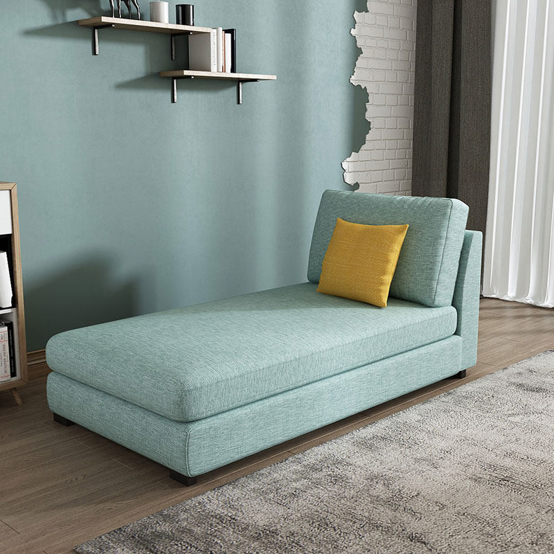 Nordic full solid wood cloth Sofa Reclining Living-room Balcony Single Expensive Princess Chair Whole of small family Type Beauty Taobao