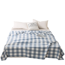 新款色织全棉毛巾被子纯棉纱布毯办公室午睡空调毯沙发盖毯夏凉被