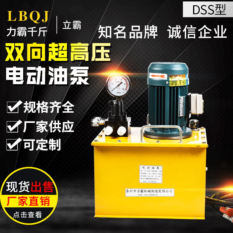 Ultra-high-pressure electric hydraulic oil pump lifting disassembly with multifunctional double outlet multi-specification hydraulic pump station test pump