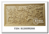Sandstone relief FRP imitation copper Three-dimensional sculpture garden outdoor decoration relief mural Chinese relief F204