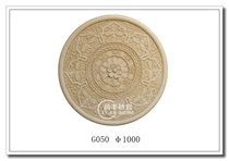 Sandstone relief FRP imitation copper mural three-dimensional sculpture Garden outdoor decoration round Chinese pendant G050