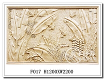 Sandstone relief FRP imitation copper three-dimensional sculpture Garden outdoor decorative relief mural Chinese relief F017