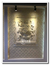Sandstone relief FRP imitation copper Three-dimensional sculpture garden outdoor decoration relief mural vase relief F223