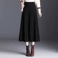 Длина черной юбки 78 см