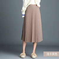 Мелкая хаки W1663 【Широкая складная юбка длиной 72 см】