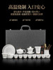 Ice Jade Tea Set for Home Use, Light Luxury High-End Gaiwan Ceramic Kung Fu Tea Cups for Brewing Tea, New Year Gift