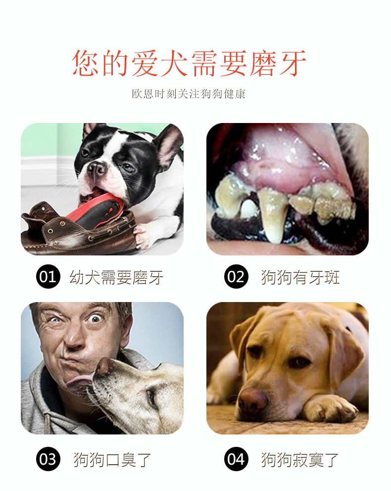 Chó cưng ăn vặt răng hàm gậy trẻ lớn Teddy Golden Retriever chó cắn răng nhựa xương Yahe OEM - Đồ ăn vặt cho chó hạt anf