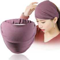 Wide-brim hair band Cover white hair Hair band Hair hair broken hair sitting on the moon thickened warm fashion fabric hair band imitation cashmere