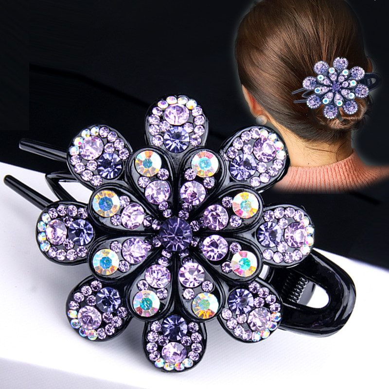 Three Teeth Clip Tray Hair Accessories Woman South Korea Back Brain Spoon Big Hairpin Hairpin Hairpin Clip Hairpin Hairpin Hairpin Hairpin Clip Hairpin Clip