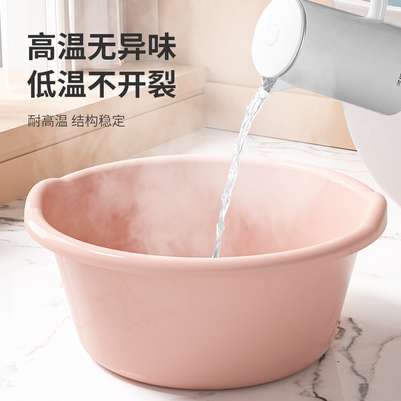 加厚塑料洗衣盆变身宝宝泡浴盆，深水大号设计，新品热卖的秘密是什么？