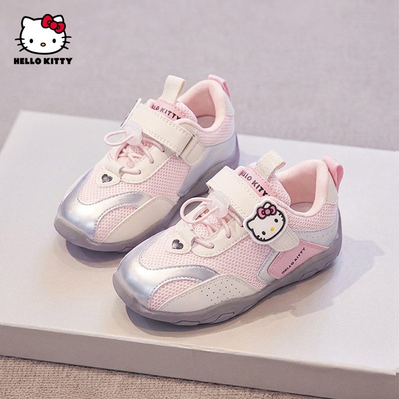 Hellokitty Kidsren's Shoes Girls' Sports Shoes Autum 2026 New Mesh Breathable Kidsren's Moral Training Shoes Girls Summer Hellokitty Kidsren's Shoes Girls' Sports Shoes Autum 2026 New Mesh Breathable Kidsren's Moral Training Shoes Girls Summer