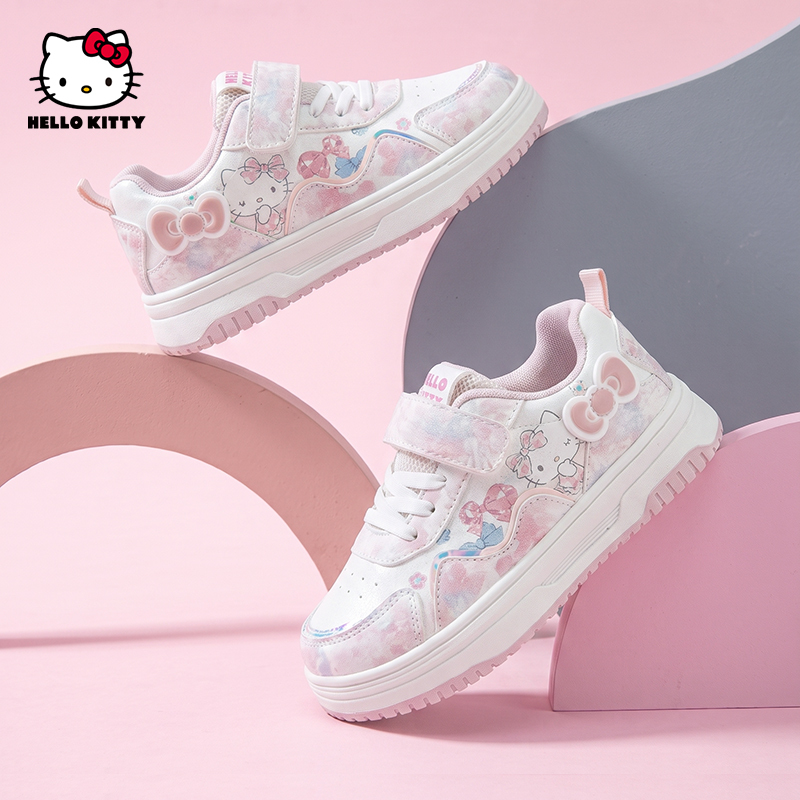 Hellokitty Children's Shoes Girls' Sneakers Autumn 2026 New Fashion Versatile Leather Casual Kids' Sneakers Hellokitty Children's Shoes Girls' Sneakers Autumn 2026 New Fashion Versatile Leather Casual Kids' Sneakers
