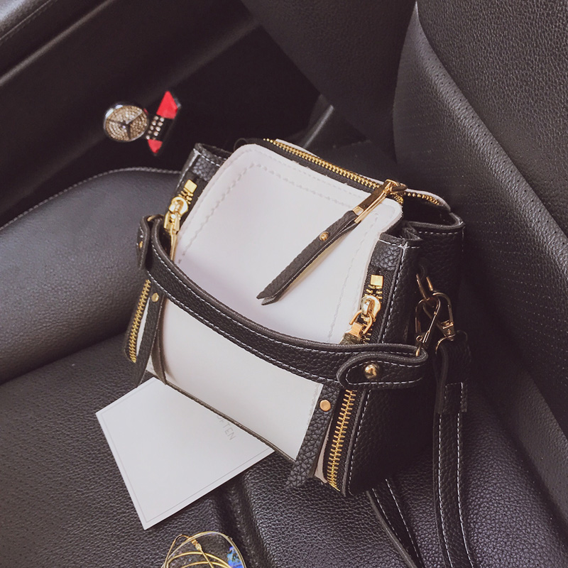 BlackAutumn and winter Small bag female 2020 new pattern tide Versatile ulzzang Inclined shoulder bag Shangxin Mini handbag The single shoulder bag