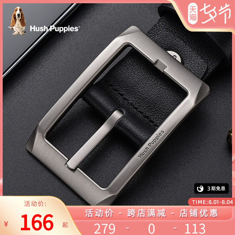 Leisure Pace Belt men 2022 new genuine leather needle buckle leather belt head layer Bull Leather Belt Trendy Jeans Belt