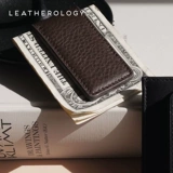 Leatherology Orlage натуральная кожа зажим для денег офисный магнитный зажим простой держатель для карт маленький кошелек мини-кошелек для монет