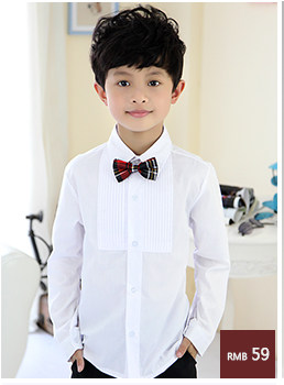 Chemise garcon à manche longue - Ref 2074890 Image 11