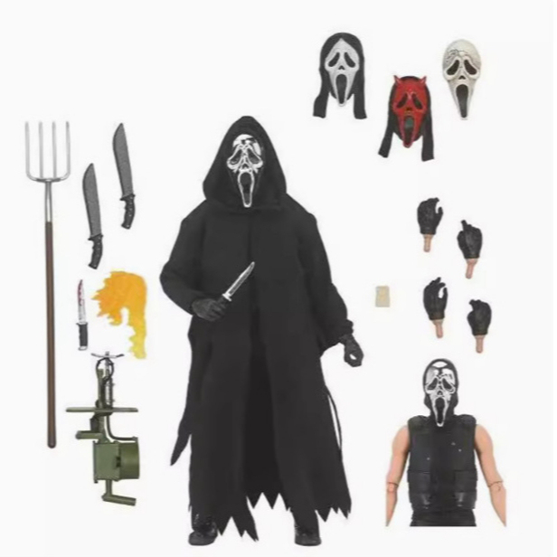 Neca Scream Ghostface Killer Deluxe Edition 7inch Action Figure