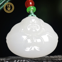 Silicon Treasure Xinjiang and Tian Yugoat Grease Jade Hug Hug Buddha Daughters Pendant Jade Pendant Jade Pendant Jade Pendant Jade Necklace jade pendant jade pendant jade pendant jade pendant jade pendant jade pendant jade pendant jade pendant jade pendant jade pendant