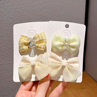 Желтый кролик с бантиком, с медвежатами, 2 пары