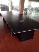 Conference table long table office chair simple negotiation table large and small meeting table thickened long table modern