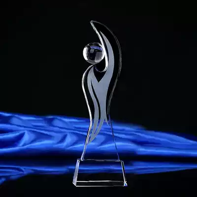 Customized Crystal Trophy Crystal Medal Crystal Authorization Brand Year-end Cup Celebration Gift Souvenir