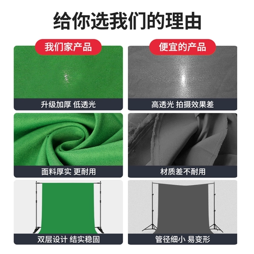 Большой -утолщенная 5*6 м Зеленая ткань фоновая ткань зеленый экран, выбирая ткань живой зал Фоны Стена зеленая ткань, зеленая ткань, видео с фона фоны