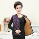 Mùa xuân trung thu và mùa đông mặc dày cộng với áo vest nhung nữ vest nữ cao tuổi vai bà mẹ áo khoác cotton đồ vest nữ