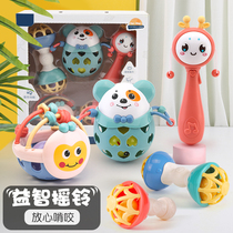 Shaking Drum Rattle Baby Toy Baby Toy Baby 1 year old can nibble with newborn 0-3-6-12 months Puzzle Belt Music 8