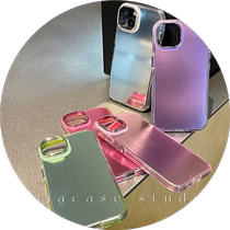 Dopamine color solid color suitable for Apple 14promax mobile phone case iphone15 new style 13 simple couple 12 creative plating 15pro female 13promax apple