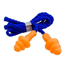 Shockproof Practical Silicone Earplugs Anti-Noise Bar Lanyard Industrial Factory Silent Travel Mens Ear Defenders Isolation