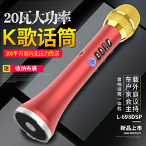 Ailaso K6 DSP mobile phone national ksong treasure God microphone wireless Bluetooth microphone all-in-one machine 20 watts