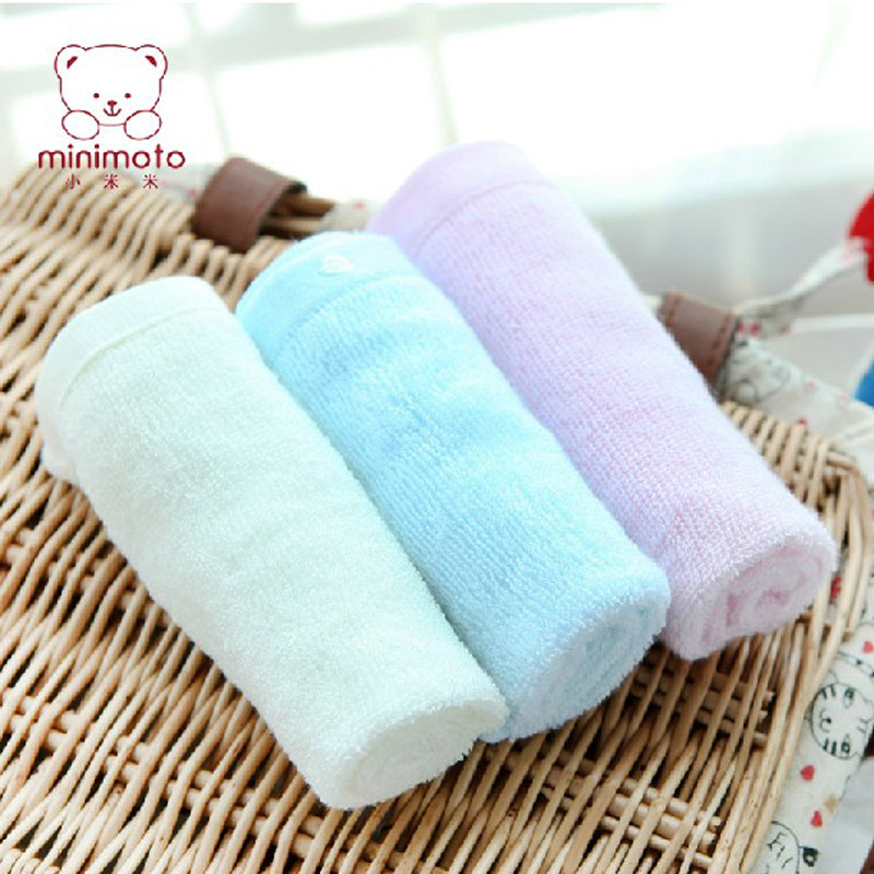 Small rice rice baby bamboo fiber handkerchief children small hand towels baby fang towel soft towel baby saliva towel wash face towels