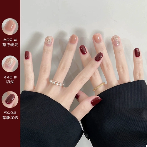 Весенний прозрачный нюдовый лак для ногтей, без сушки в лампе, долговременный эффект, быстрое высыхание, 2024 года, новая коллекция, широкая цветовая палитра