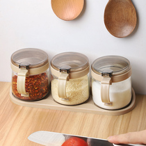 Kitchen Home Seasoning Jar Seasoning box seasoning jar Salt Jar Seasoning Composition Suit Glass Oil Jug Sauce Bottle