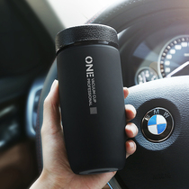 Personality stainless steel thermos mens trend portable cup Car creative simple matte student tea cup