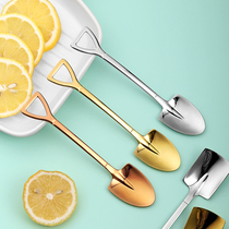 304 stainless steel spoon creative cute retro shovel shovel fruit dessert eating watermelon artifact ice cream shovel spoon