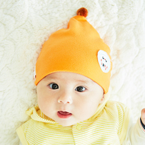 Baby hat Spring and autumn newborn baby halogen door tire cap 0-6-12 months male and female baby cotton pullover cap