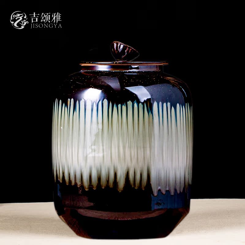 Household water tanks it with leading 20 jins 30 jins of jingdezhen ceramic cylinder water storage tank storage tank tea cylinder