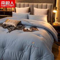 Antarctic quilt Winter quilted by wholecotton quilt core quilted hotel embroidery flowers quilted by subpure cotton quilted bedding thickened warm