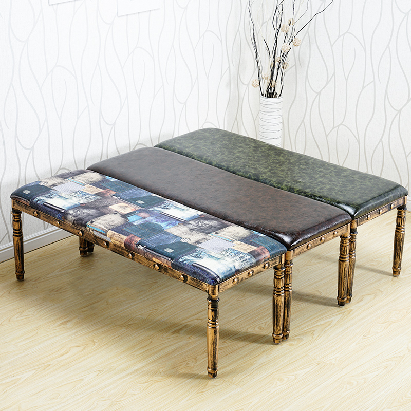 Hair salon waiting for chair Richie shop sofa waiting chair retro waiting chair Mei Fat shop waiting for sofa chair waiting for sofa