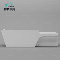 Paint front desk reception desk creative simple modern office front desk desk reception desk cashier bar counter customization