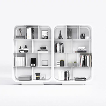 Fashion paint file cabinet bookcase simple modern file cabinet storage boss office decoration cabinet background cabinet