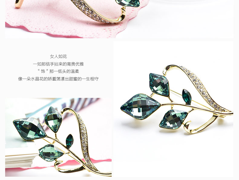 Broche femme AJIDOU en cristal artificiel - Ref 1175503 Image 15