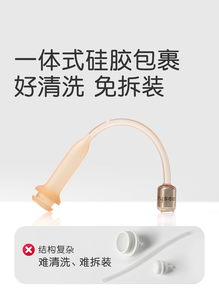 [Shixi Baby Bottle Accessories] Shixi Anti-Spill Gravity Ball Silicone Straw, Special for Babies to Drink Water and Milk