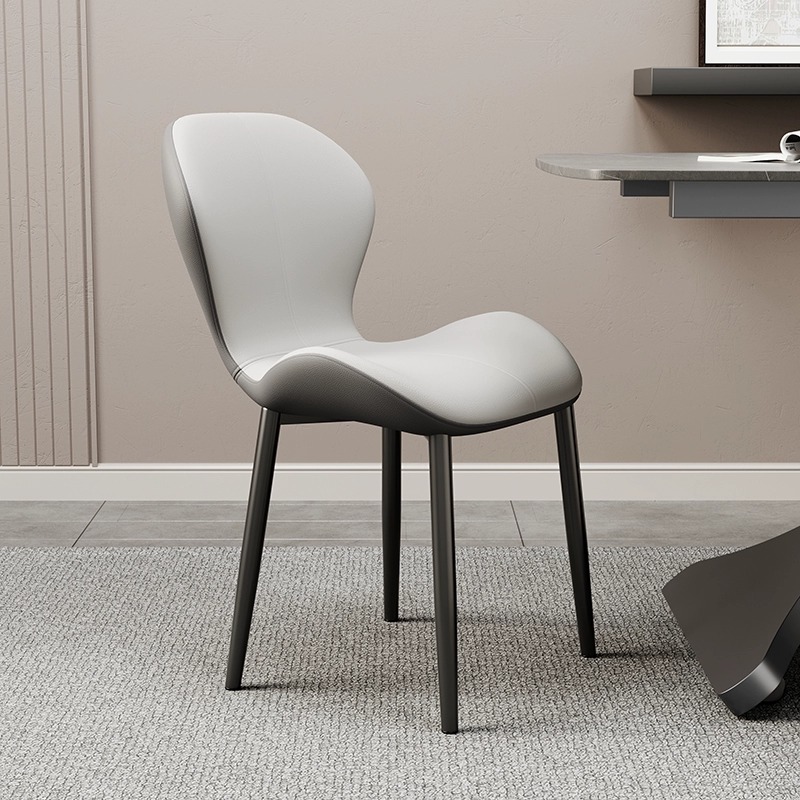 [Flagship Model for Foreign Trade Export] White with Gray - Black Legs