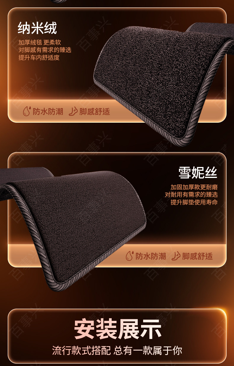 Suitable for Changan Kuayue Xingta S5 Full-Coverage Floor Mats, Specialized for New Energy Single-Row Trucks, Tpe Front Row Floor Mats*
