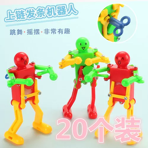 Танцующий заводной робот, маленькая заводная игрушка