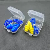 Силиконовые мягкие комфортные водонепроницаемые беруши для плавания для взрослых с веревкой для ванны